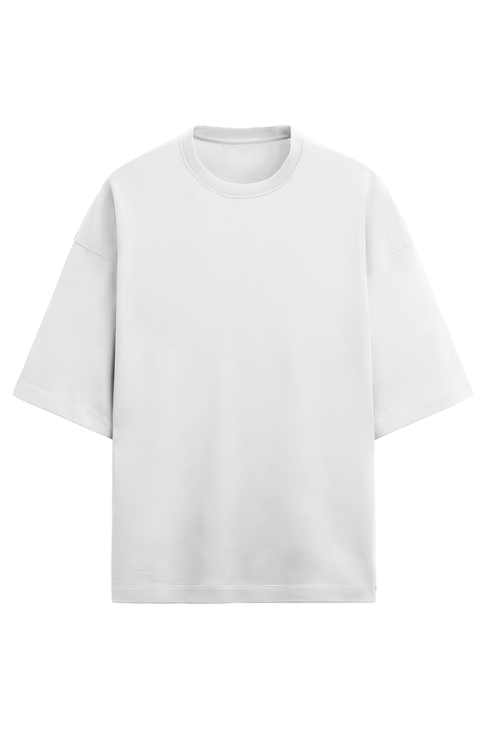 Terry Cotton Oversized T-Shirt (White Walker)