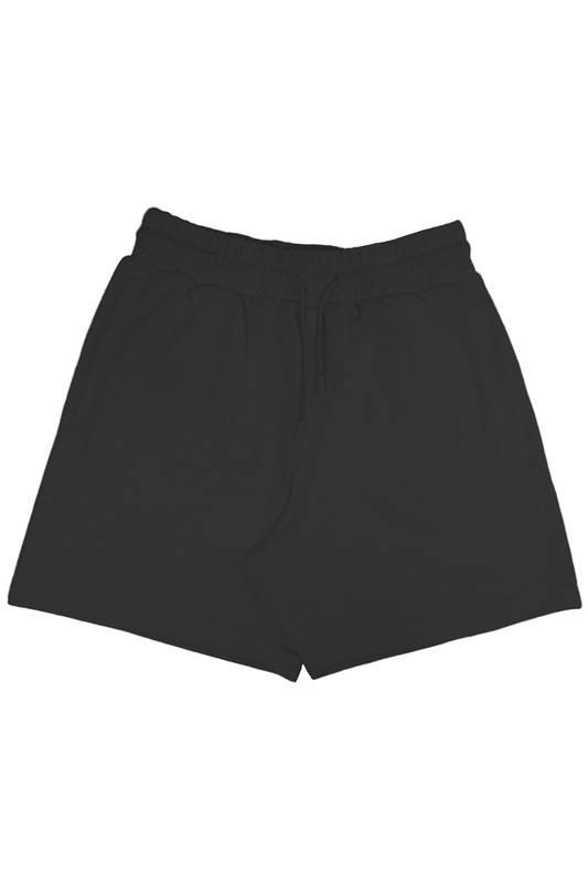 Terry Cotton Unisex Shorts (Venom Black)