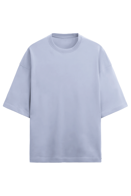 Terry Cotton Oversized T-Shirt (Lilac Whisper)