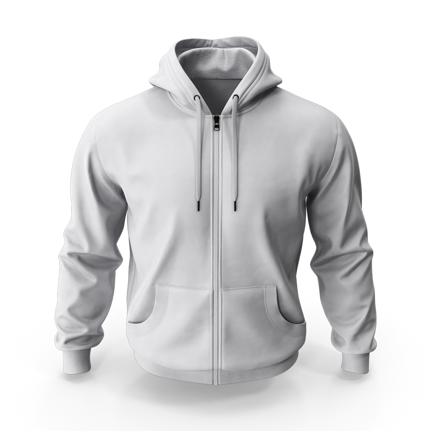 Unisex Hooded Zipper (White Walker)