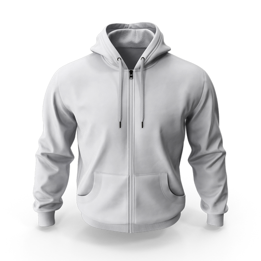 Unisex Hooded Zipper (White Walker)