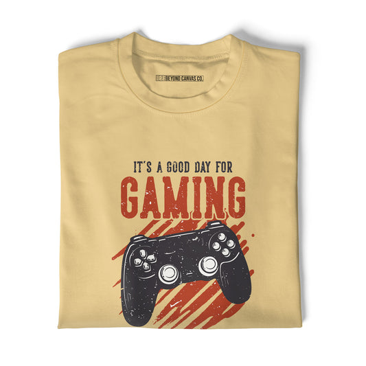 It's A Good Day for Gaming Round Neck T-Shirt