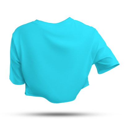 SkyBlue Crop Top