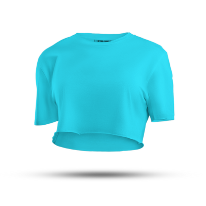 SkyBlue Crop Top