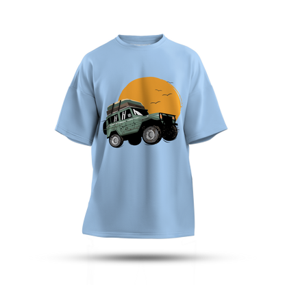 Car Jump Oversized T-Shirt