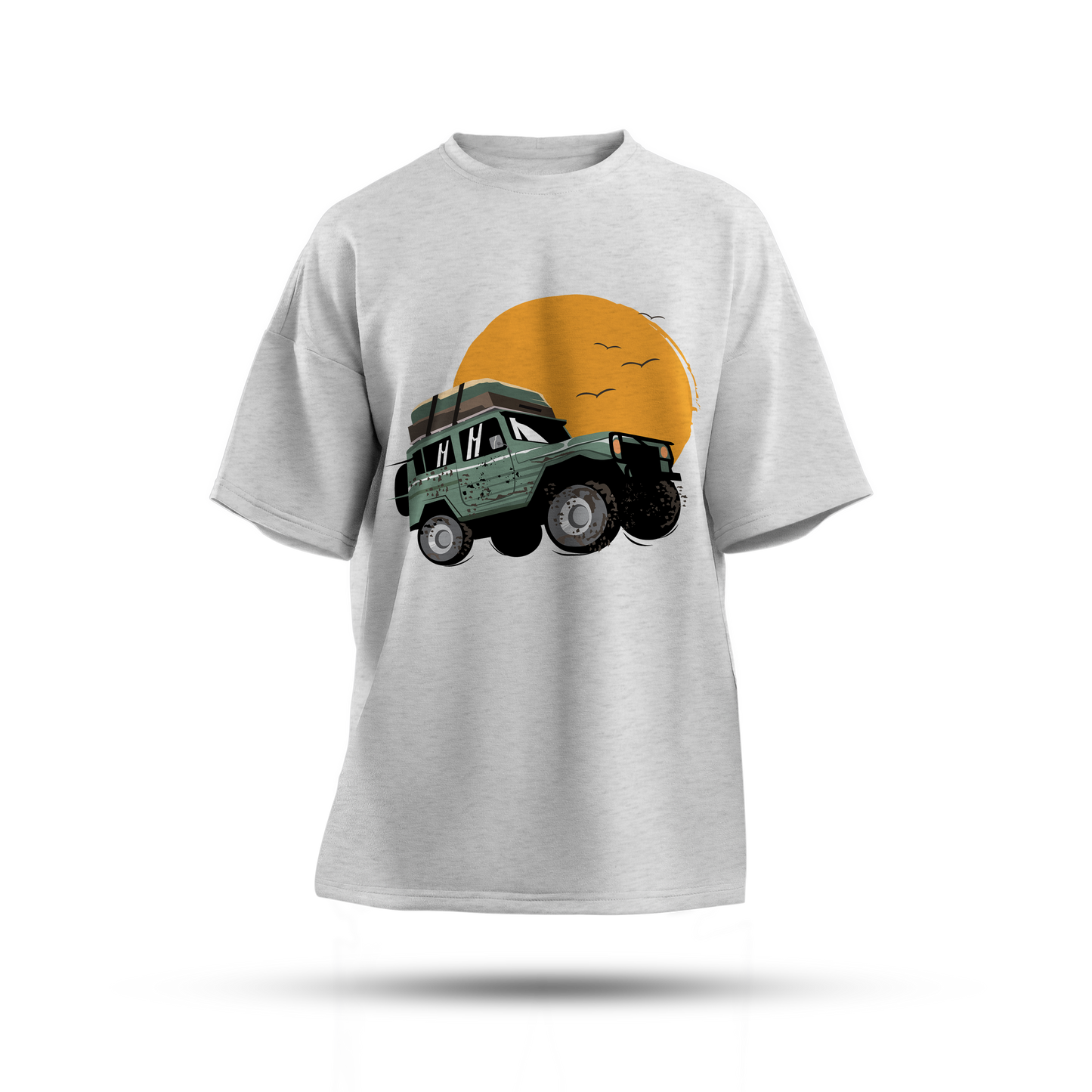 Car Jump Oversized T-Shirt