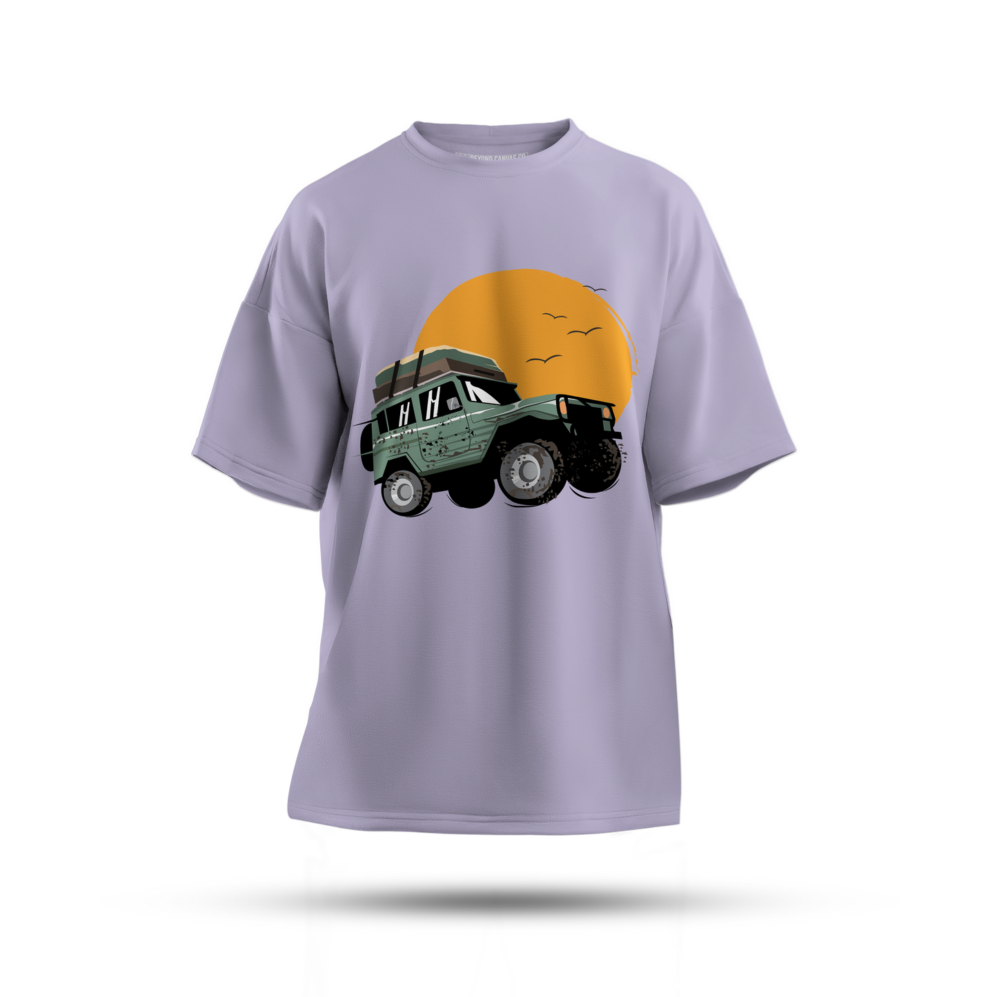 Car Jump Oversized T-Shirt