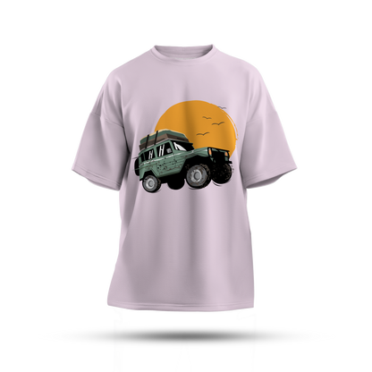 Car Jump Oversized T-Shirt