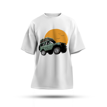 Car Jump Oversized T-Shirt