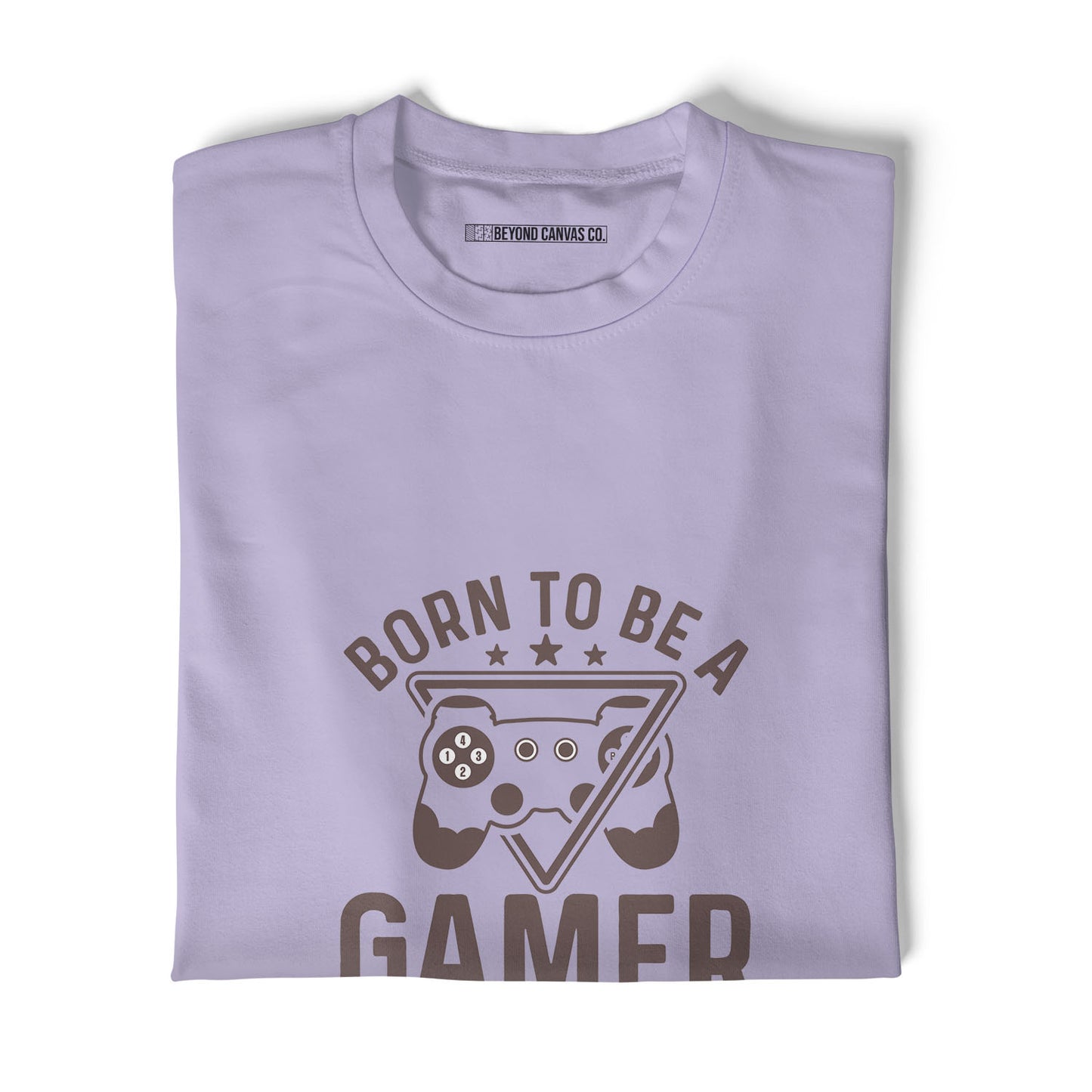 Born To Be A Gamer Round Neck T-Shirt