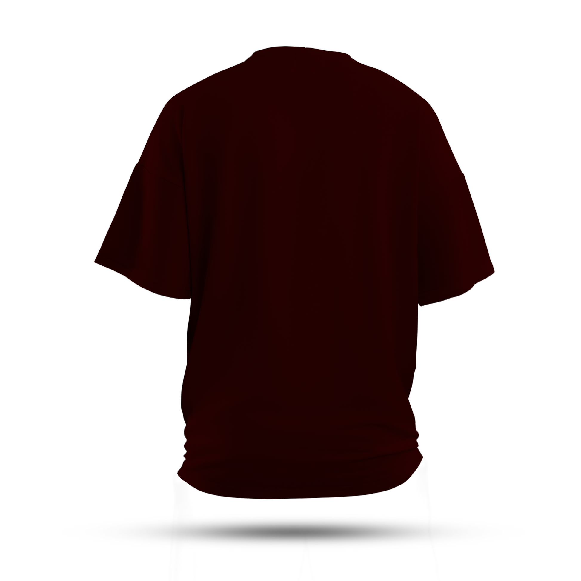 Maroon Unisex Oversized T-Shirt