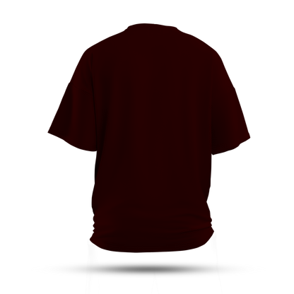 Maroon Unisex Oversized T-Shirt