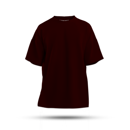 Maroon Unisex Oversized T-Shirt