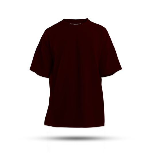 Maroon Unisex Oversized T-Shirt