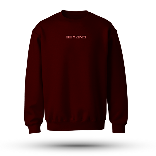 Oversized Sweatshirt - Beyond (Lannister Maroon)