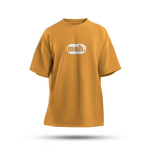 Meh Oversized T-Shirt (Puff Print)