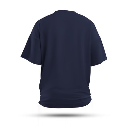 Navy Blue Unisex Oversized T-Shirt