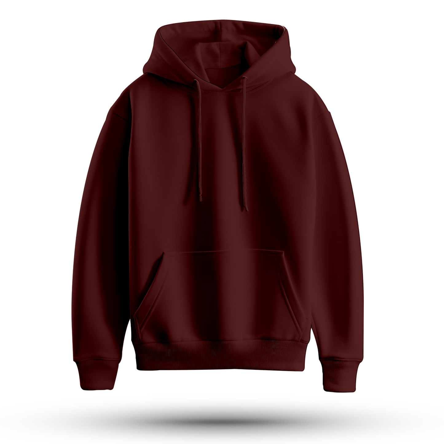 Maroon Oversized Hoodie