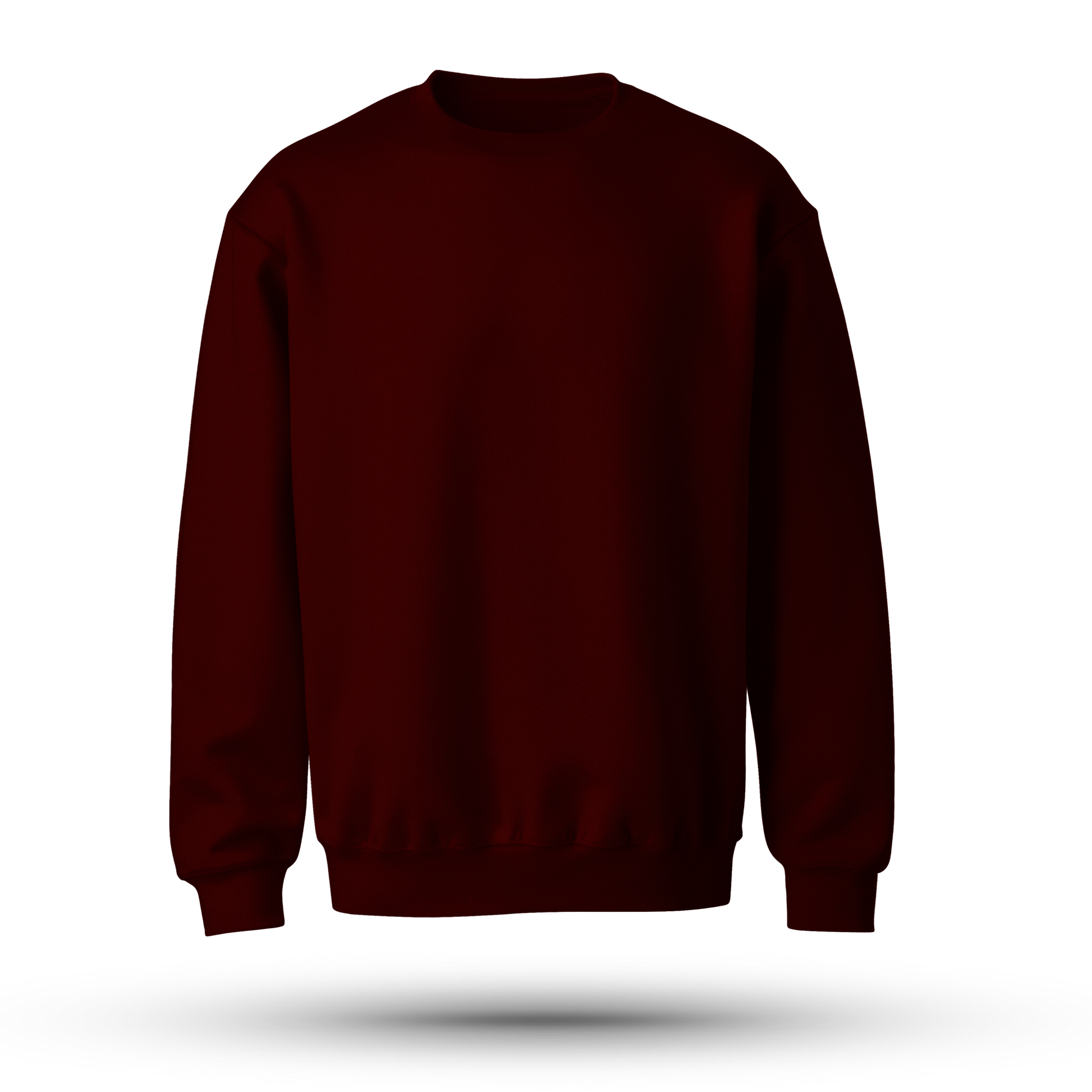 Maroon Oversized Sweatshirt