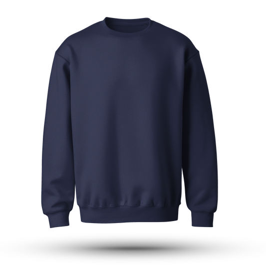 Navy Blue Oversized Sweatshirt