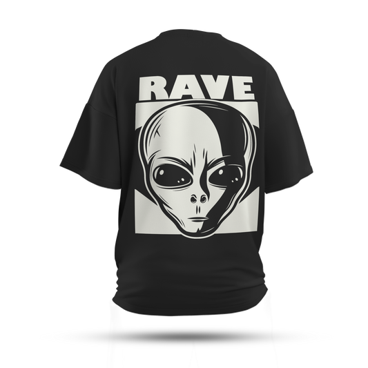 Rave Alien Oversized T-Shirt (Glow in Dark)