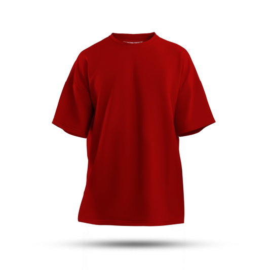 Red Unisex Oversized T-Shirt