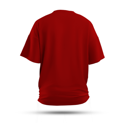 Red Unisex Oversized T-Shirt