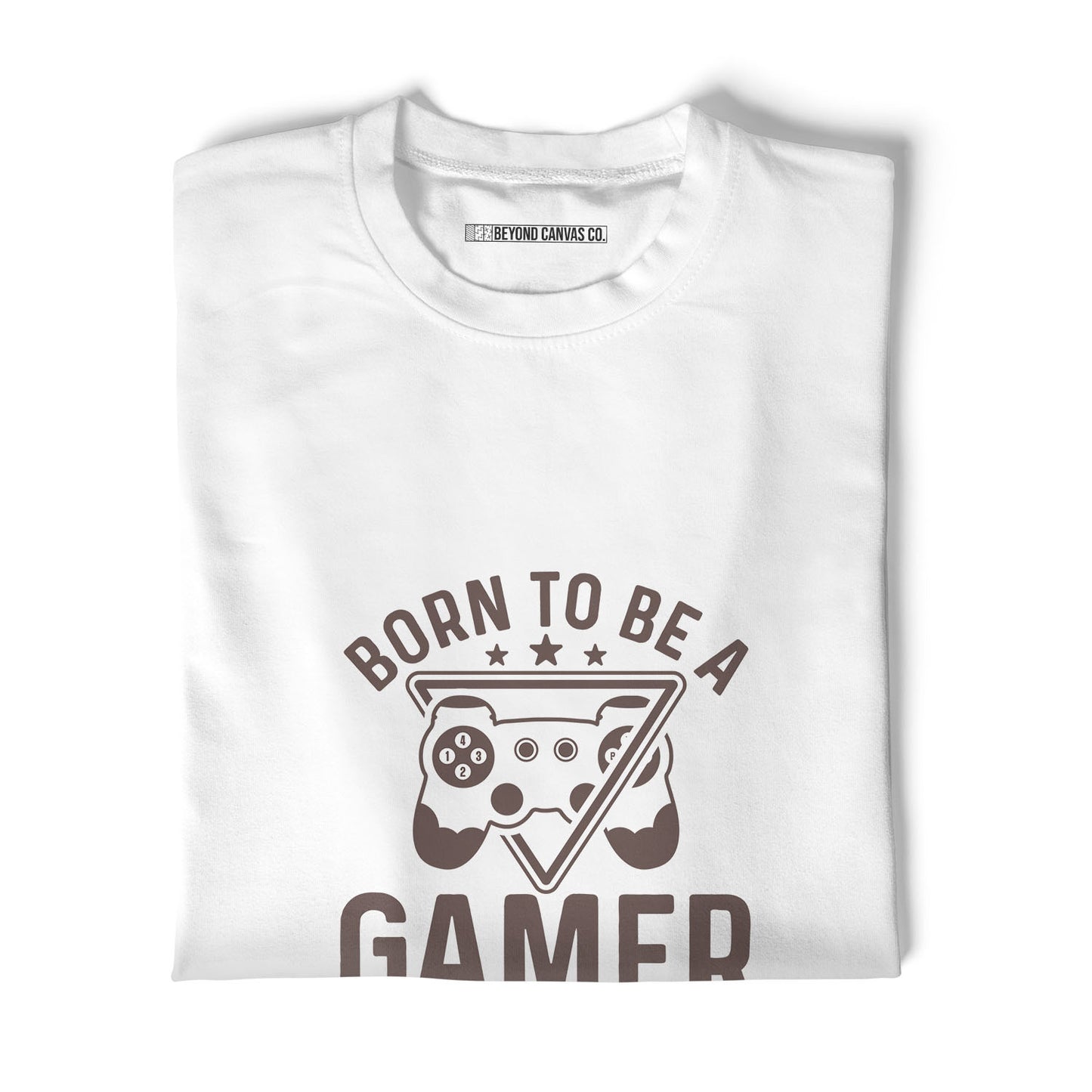 Born To Be A Gamer Round Neck T-Shirt