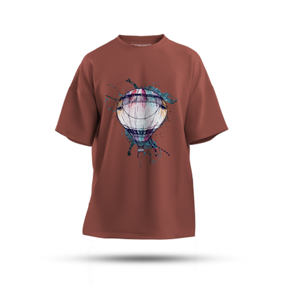 Hot Air Balloon Oversized T-Shirt