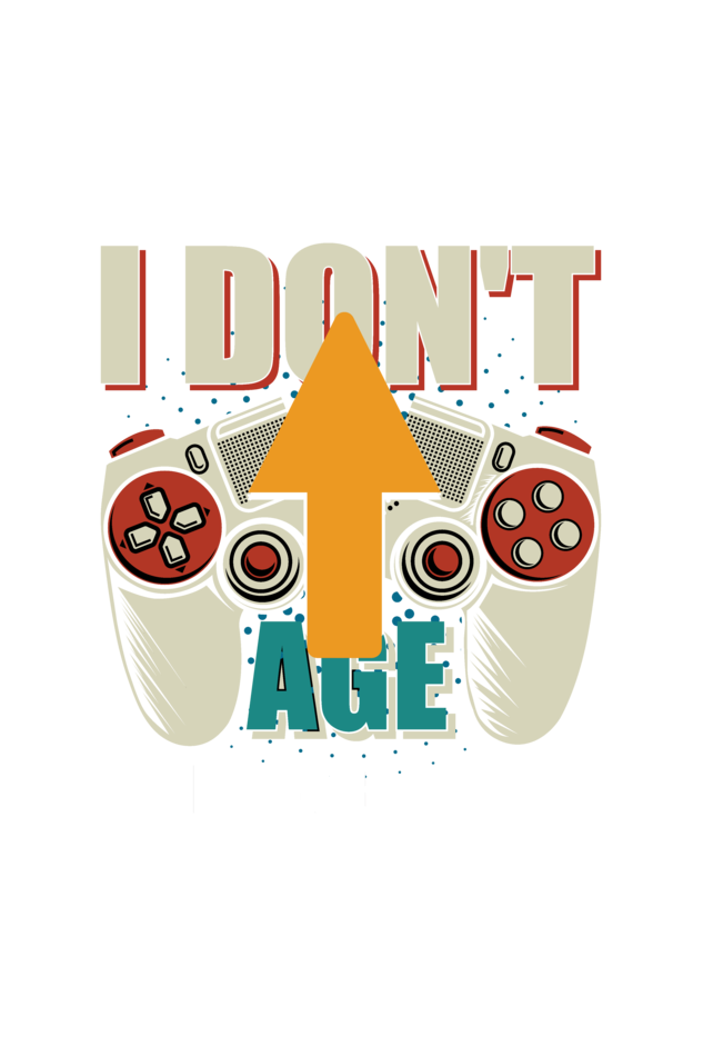 I Don't Age, I Level Up Round Neck T-Shirt