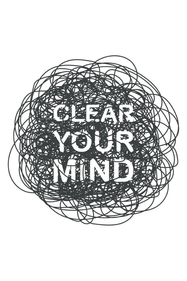 Clear Your Mind Round Neck T-Shirt – Beyond Canvas Co